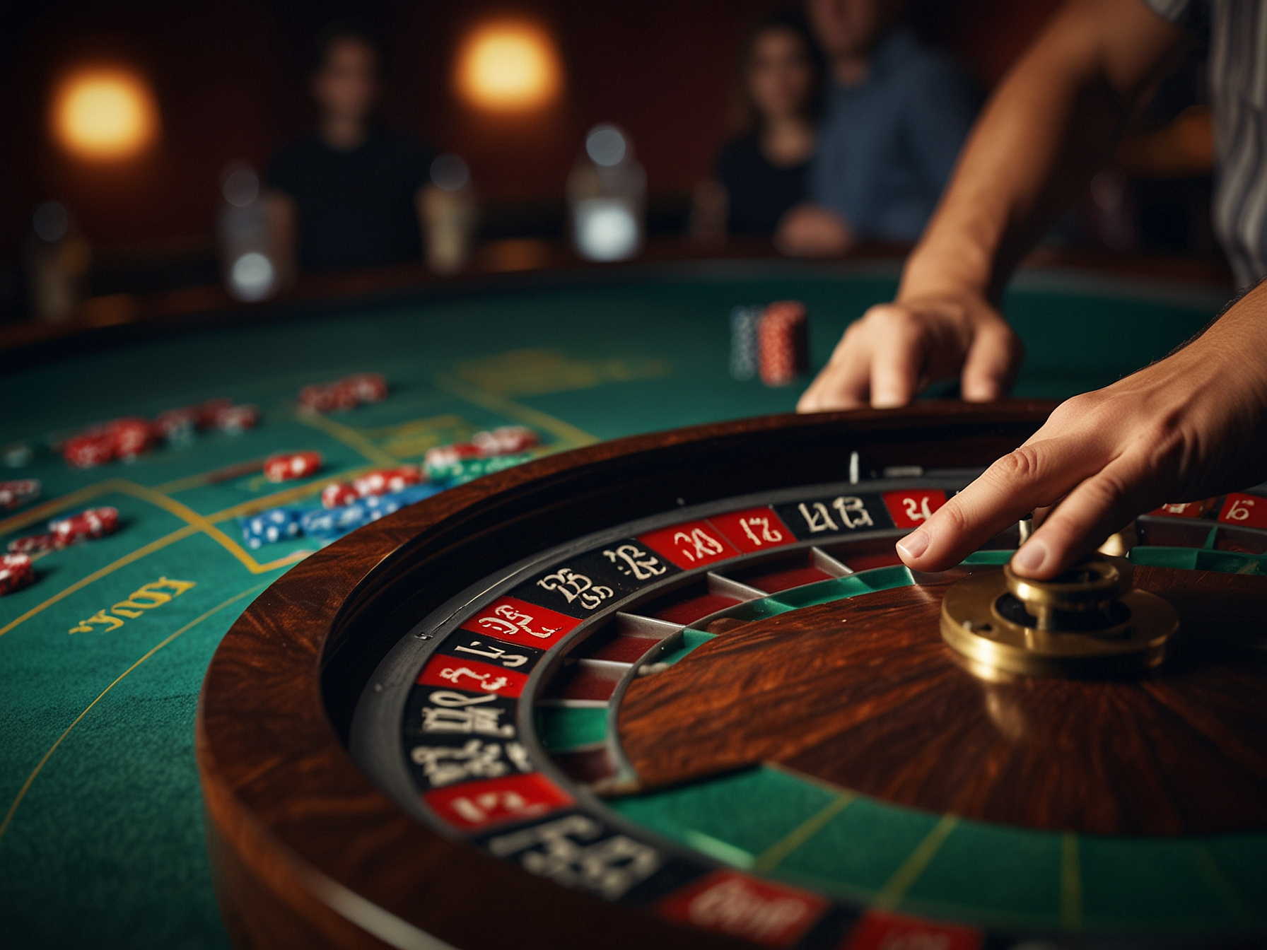 Game showcase with slot reels