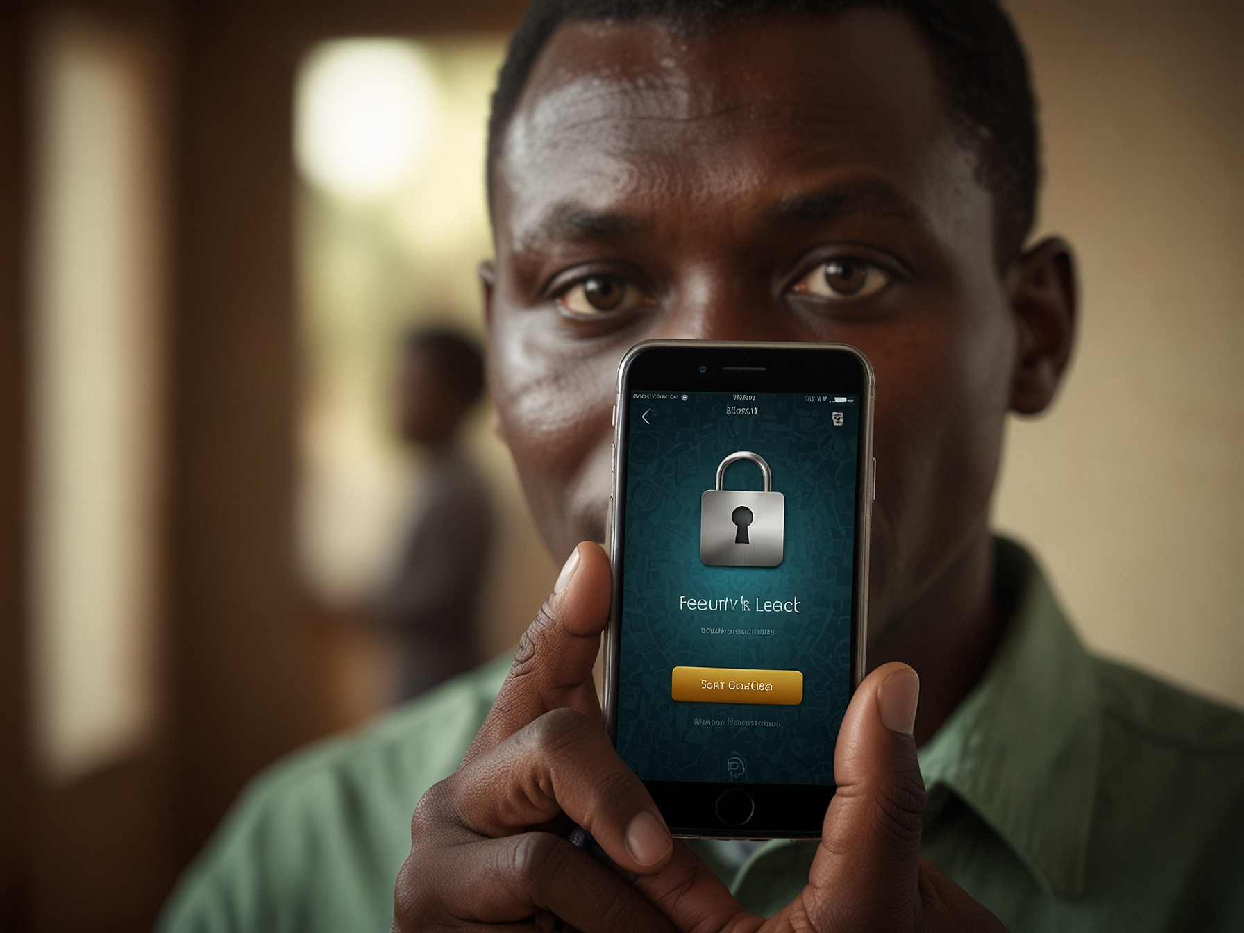 Secure login illustration